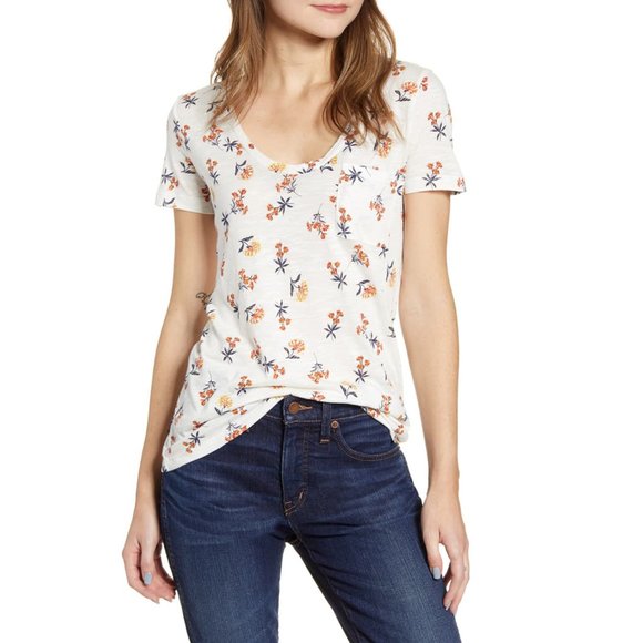 Caslon Tops - Caslon Rounded V-Neck Tee